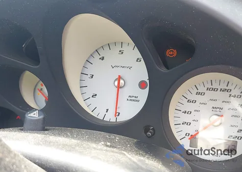 2003 Dodge Viper Srt10 из США, поврежденный, VIN 1B3JR65Z73V501397